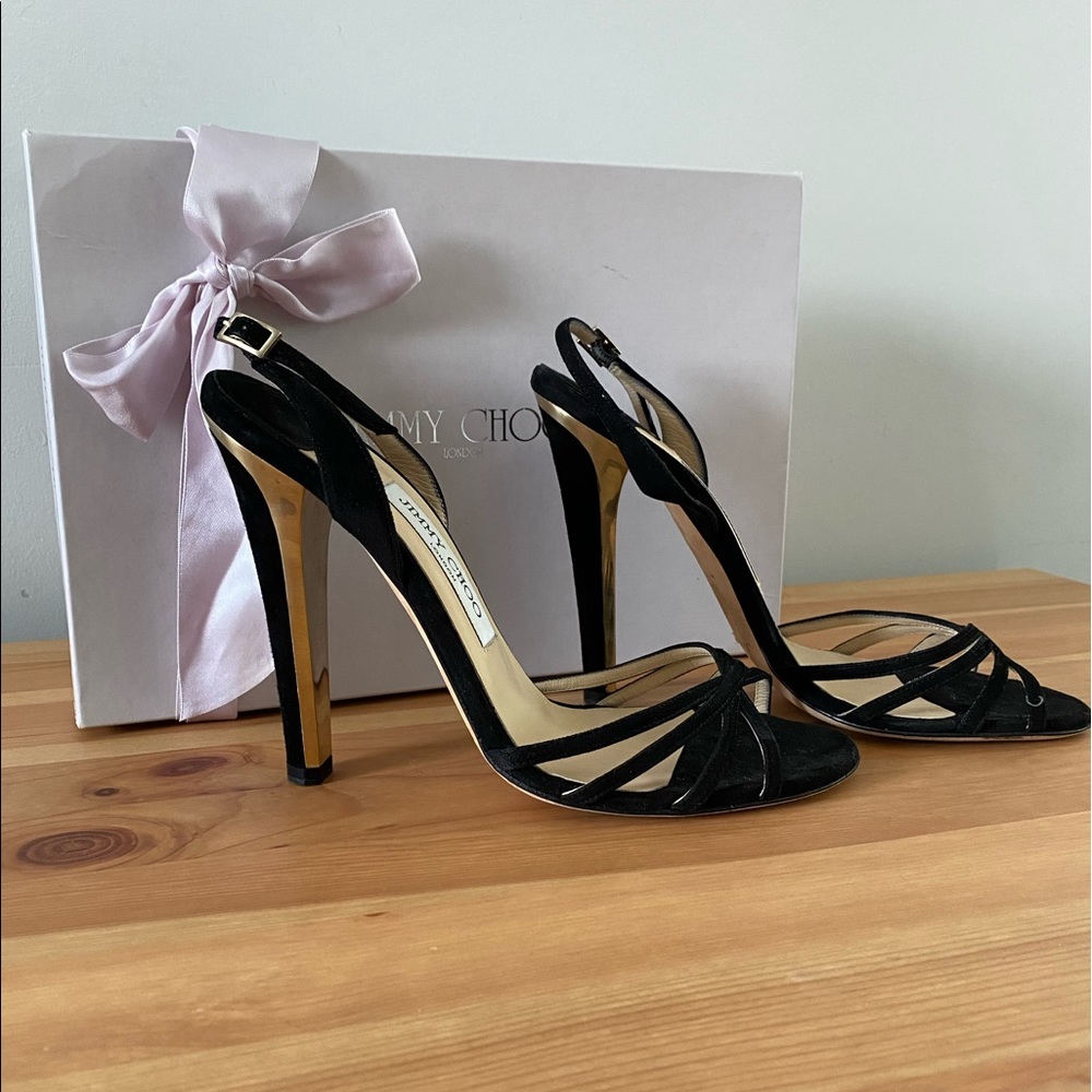 Jimmy Choo | Suede Strappy Sandle Size 8